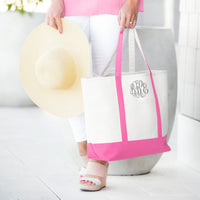 Hot Pink Everyday Canvas Tote Bag