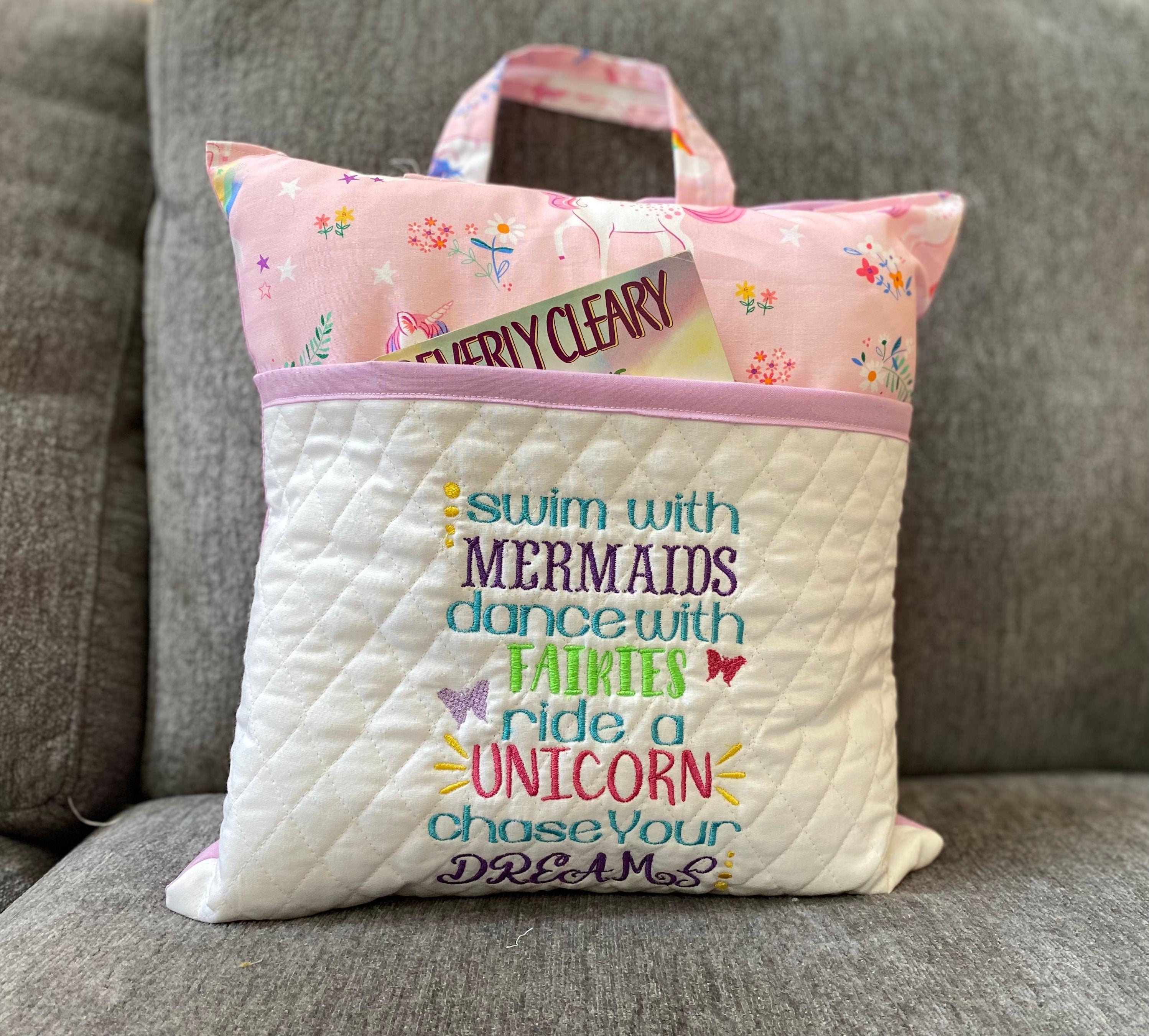 Unicorn shop reading pillow