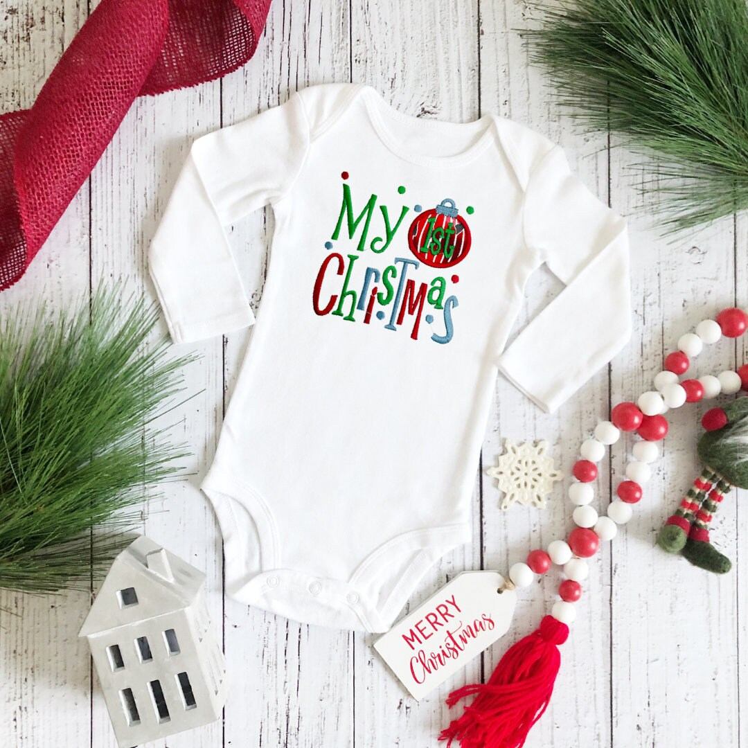 Infant christmas hot sale onesie